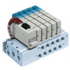 SMC solenoid valve 4 & 5 Port SS5Y5-50/51, 5000 Series Manifold for Series EX510 Gateway Serial Transmission System (IP20)